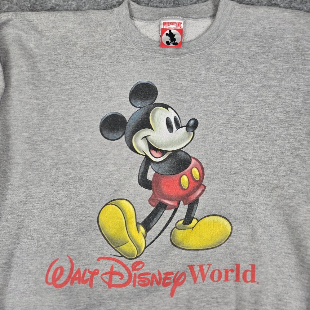 VTG‎ Mickey Inc XXL Mickey Mouse Walt Disney World Sweatshirt Made in USA